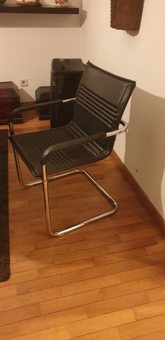 Cadeira Design Vintage Cromada