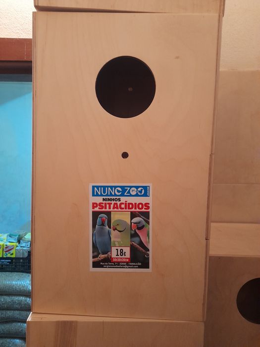 Ninhos psitacidios 50×30×30