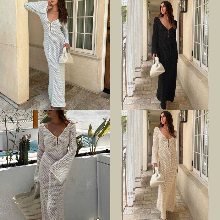 Плетений пляжний костюм, пляжні плетені сукні ОПТ, Дроп, Роздріб