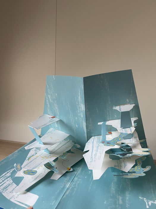 W głębi oceanu pop up,książka pop up, Anouck Boisrobert