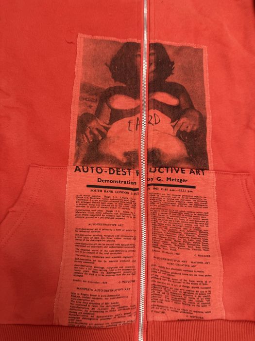 зип худи Enfants Riches deprimes Erd Red M L vetements balenciaga rick