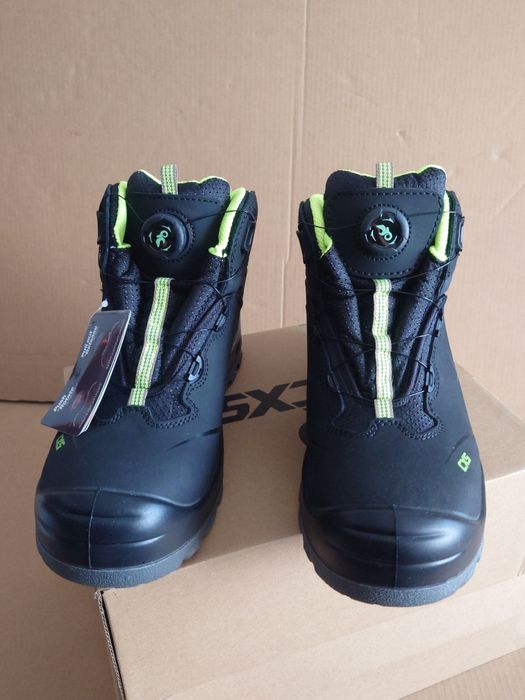 Buty skórzane Wysokie r.42 BOA z podnoskiem ochronne Robocze Trzewiki