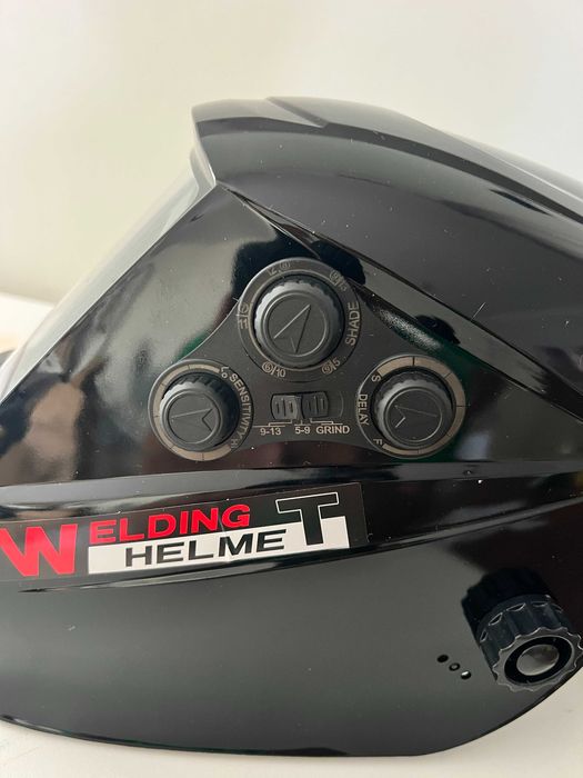 Capacete de soldadura escurecimento automático