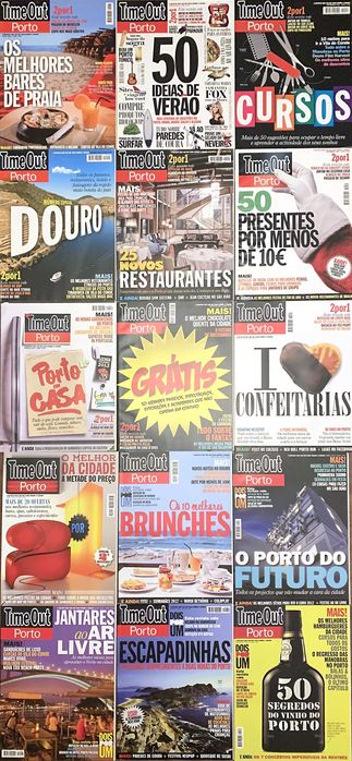 Revistas Time Out Porto (conjunto de 114 ou avulso)