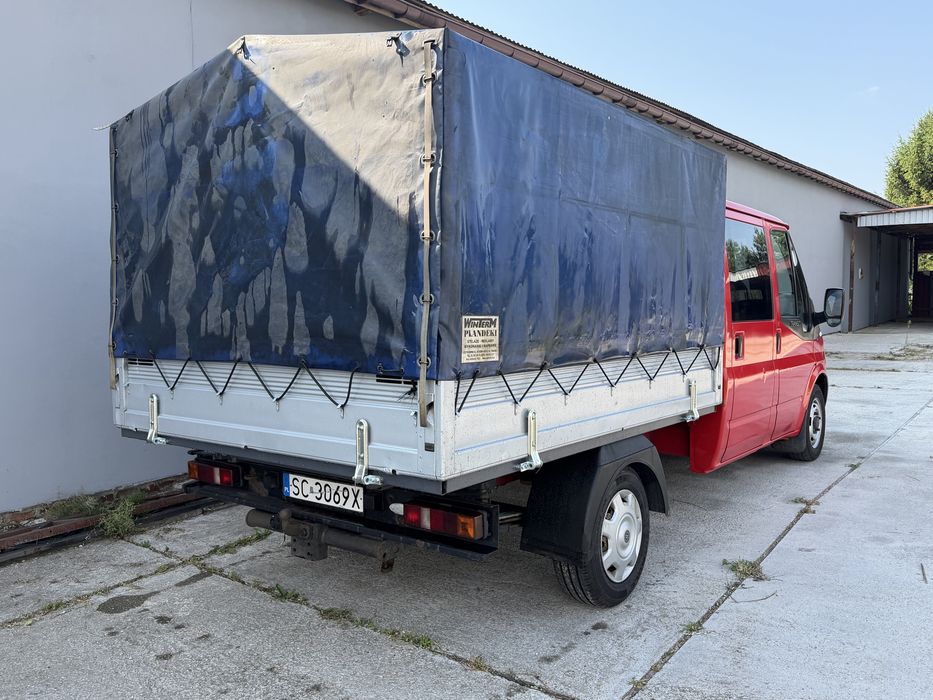Ford transit brygadowka wywrot 7 osobowy