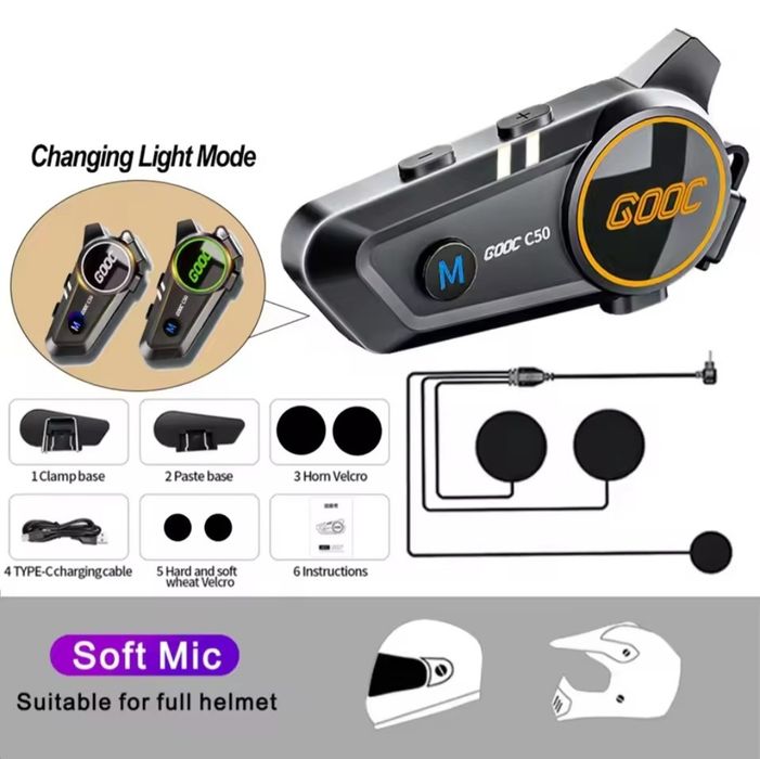 Auriculares Bluetooth Capacete