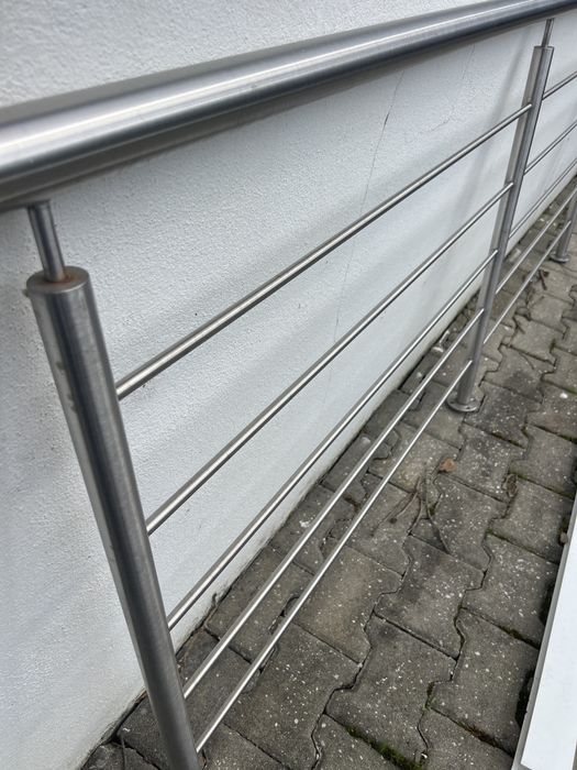 Corrimão inox usado de 3,70m