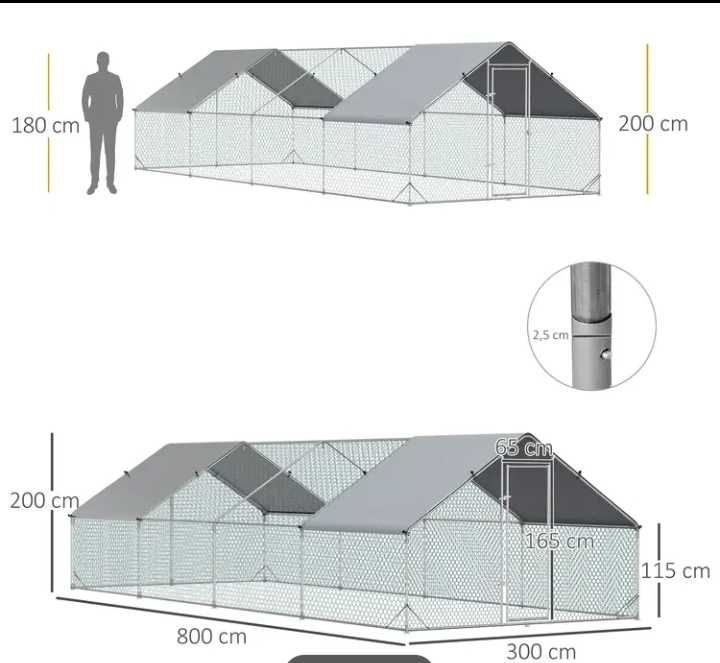 Especial Gaiola / Parque de Metal Galvanizado Aves e Pets/ Conforto