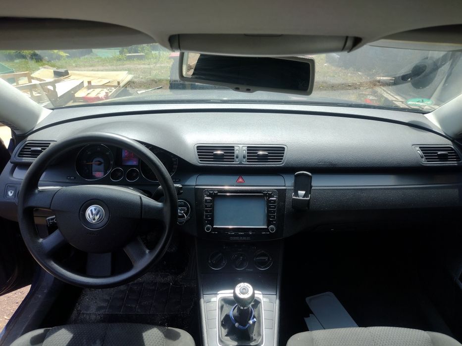 Vw Passat B6 - Deska Konsola Airbag Poduszki Pasy kpl. Czarna