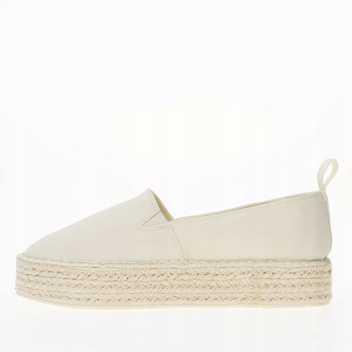 Calvin klein damskie espadryle ecru casual 37 1ż6d