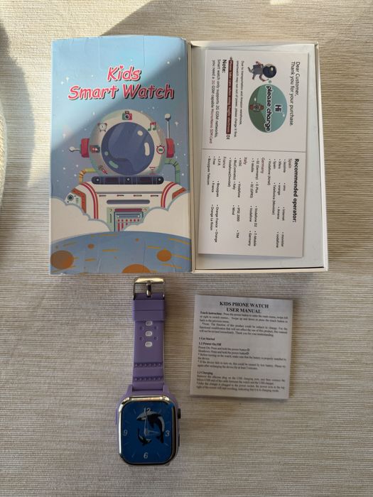 Smart Watch Kids nowy tel aparat