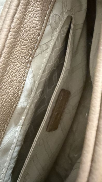 Сумка шкіряна UGG пудрового польору