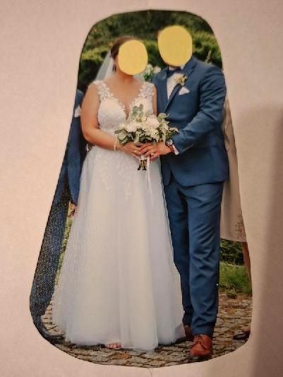 Biała suknia ślubna 44 46 możliwość dopasowania