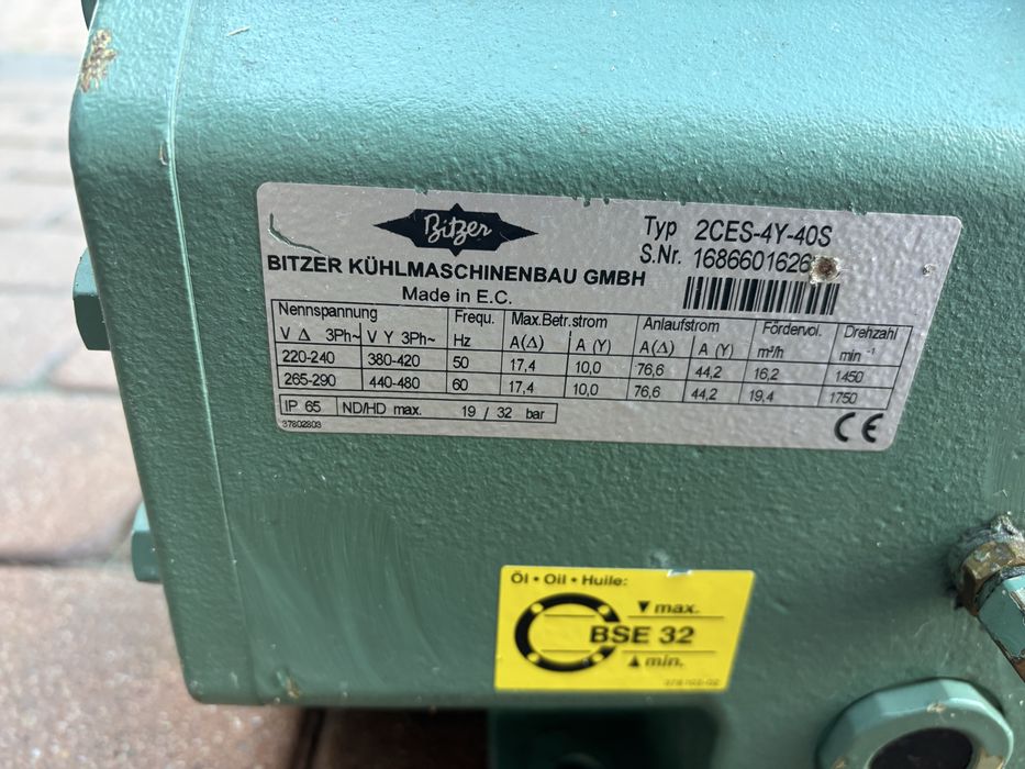 Agregat chłodniczy BITZER 2CES-4Y-40S