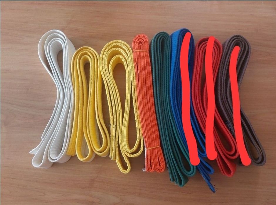 Cintos de Artes Marciais
