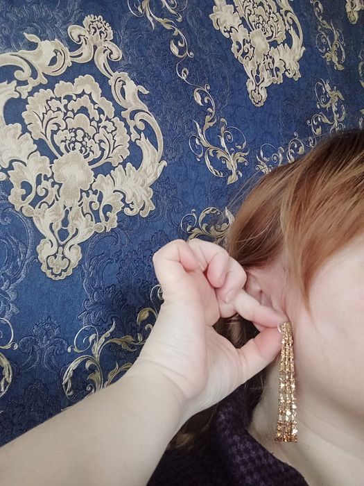 Серьги-гвоздики времён СССР