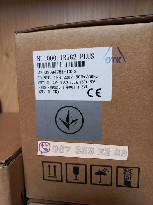 Перетворювач частоти NL1000-01R5G2 1,5кВт інвертер 380B/220В частотник