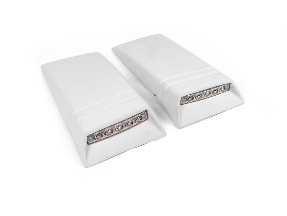 Volkswagen Amarok Вставки на крышу с LED (2 шт, под покраску)