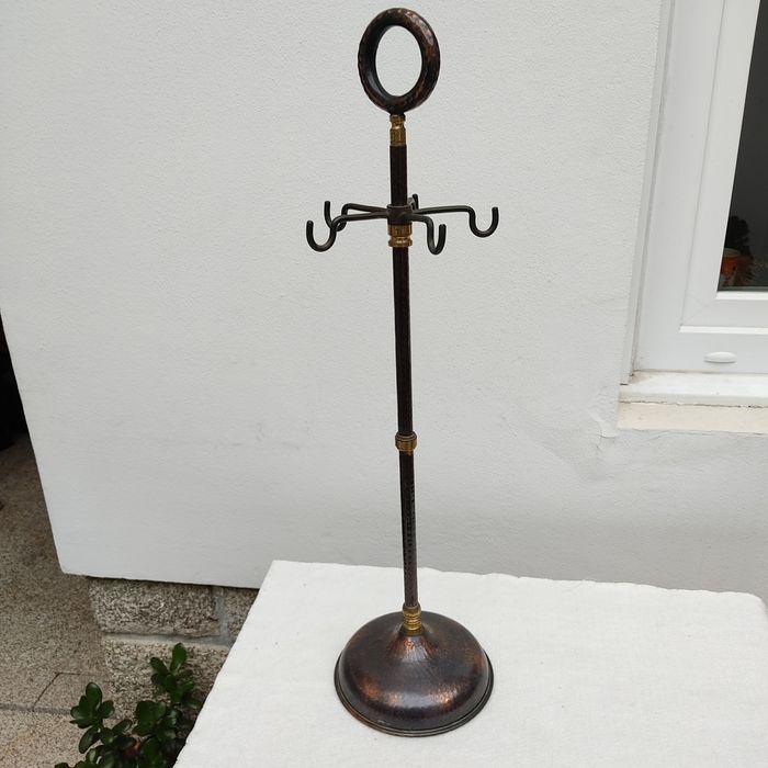 Conjunto lareira metal (latão)