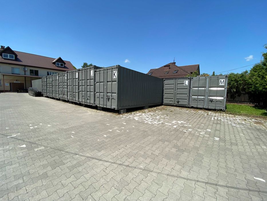 Magazyn Wynajem kontenera samoobsług 24/7 40HC duży Аренда контейнеров