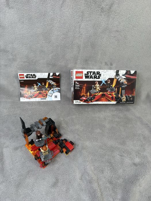 LEGO Star Wars 75269 Pojedynek na Mustafar 100% Kompletny Pudełko Instrukcja Figurki