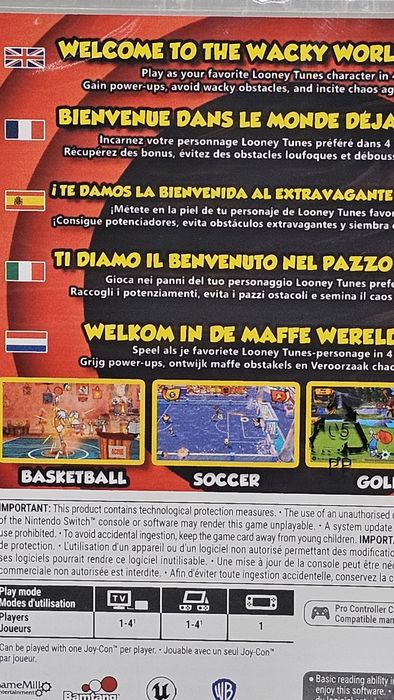 Looney Tunes Wacky World of Sports Nintendo Switch