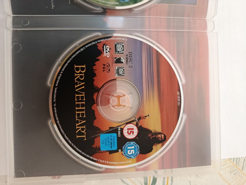 DVD do filme Braveheart