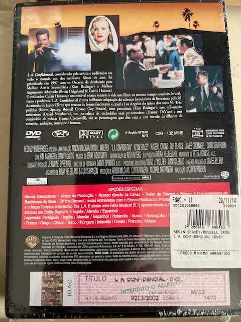 L.A. Confidential com Kevin Spacey e Russell Crowe