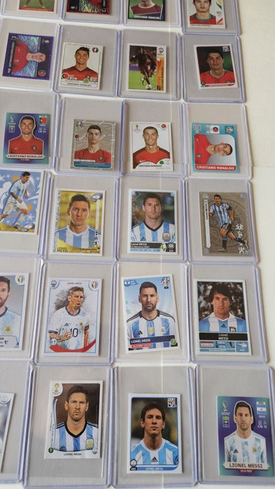 Coleção completa messi ronaldo euro copa América