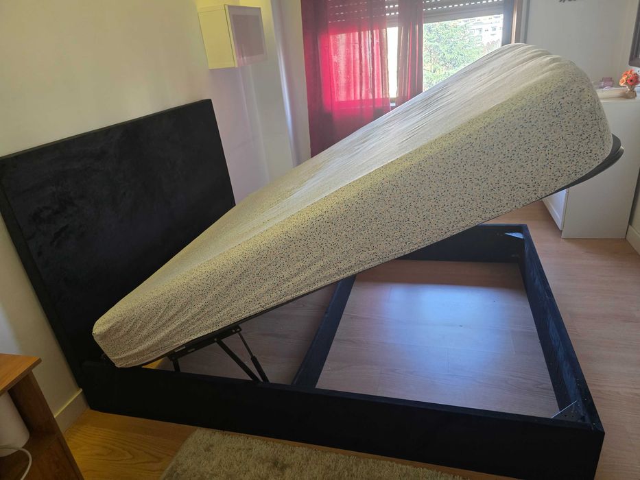 VENDO CAMA CASAL BAÚ 1.60x2.00