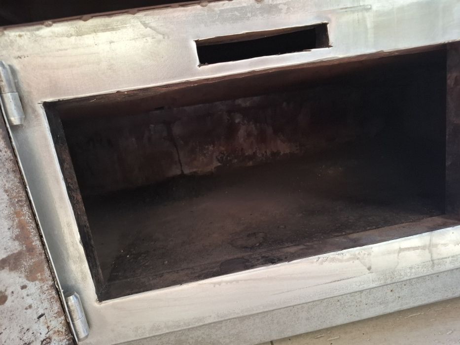 Fogão e forno de ferro revestido a Inox