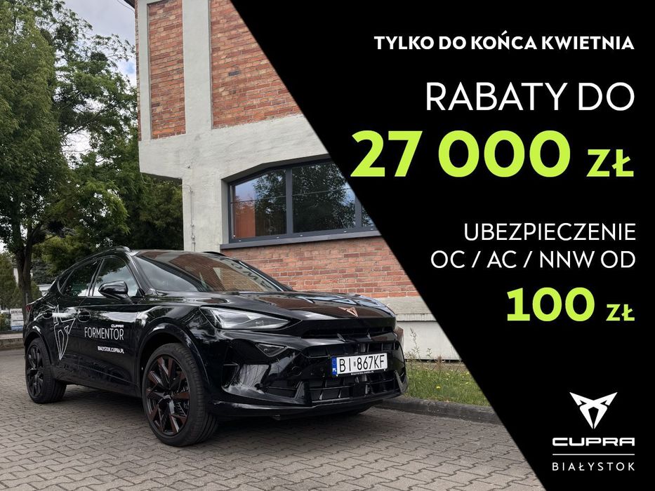 Cupra Formentor 1.5 150KM DSG, dostępny "od ręki" Rabat 23.400zł