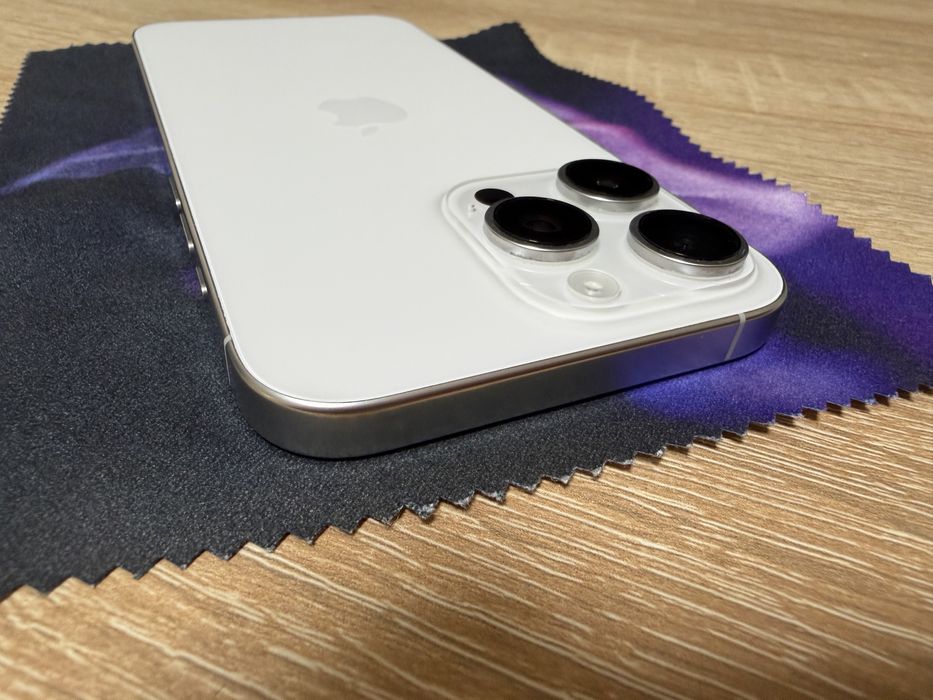 ІДЕАЛ! Iphone 16 pro max 256GB white titanium АКБ 100% + ГАРАНТІЯ