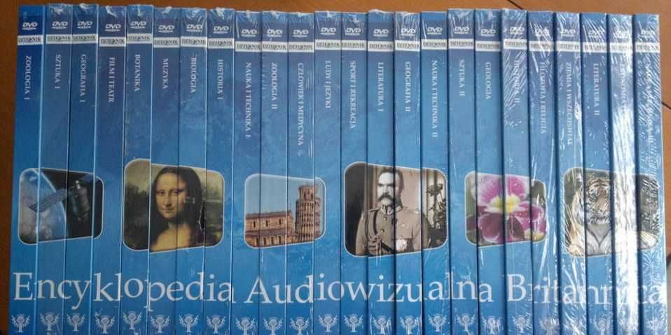 Encyklopedia Audiowizualna Britannica 24 tomy z DVD