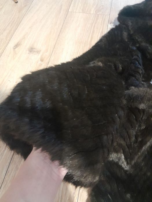 Kurteczka futerko XL  czekoladowe