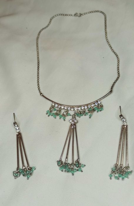 Винтажная бижутерия набор колье, серьги