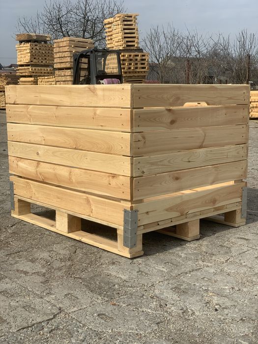 Skrzyniopalety nowe rózne wymiary na warzywa i owoce