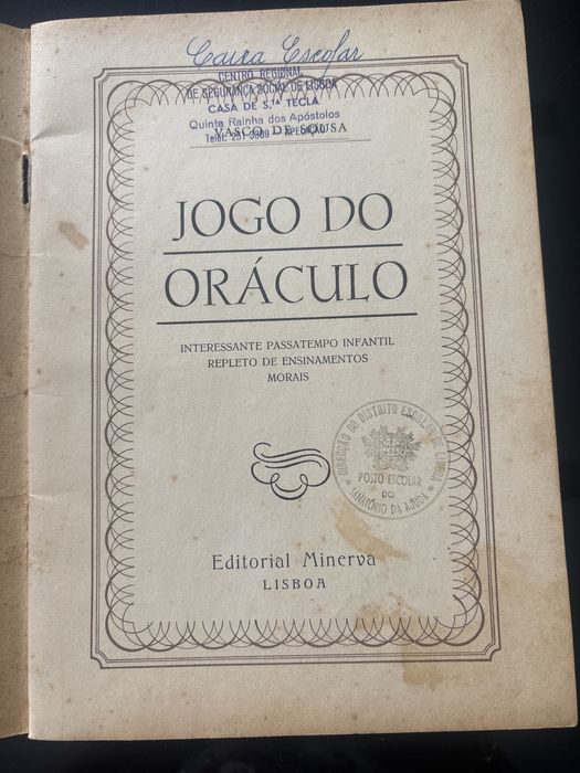 Livro infantil português antigo