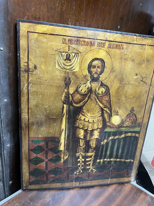 Ікона Святий Олександр великий розмір