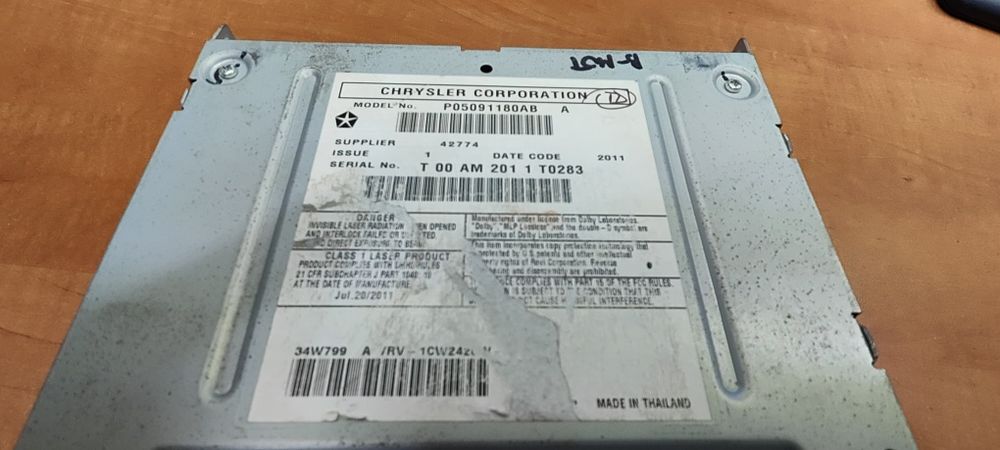 Sprzedam radio / nawigację Dodge Jeep