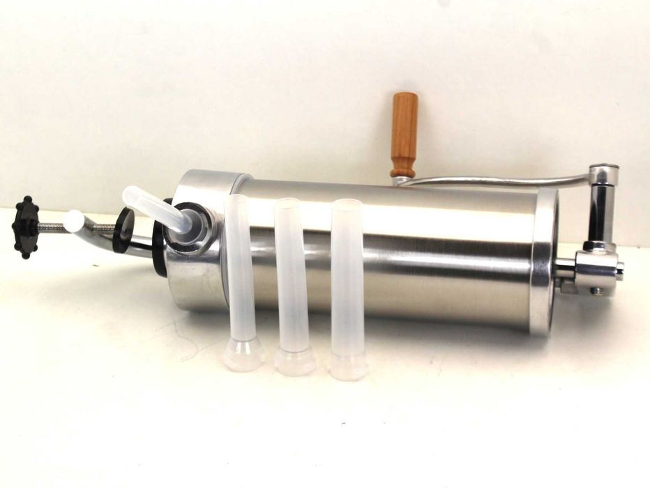 NADZIEWARKA DO KIEŁBAS 3 kg maszynka szpryca do kiełbas mięsa lejki