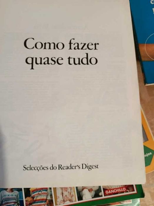 Como fazer quase tudo, livro, Seleções do Reader's Digest,1988