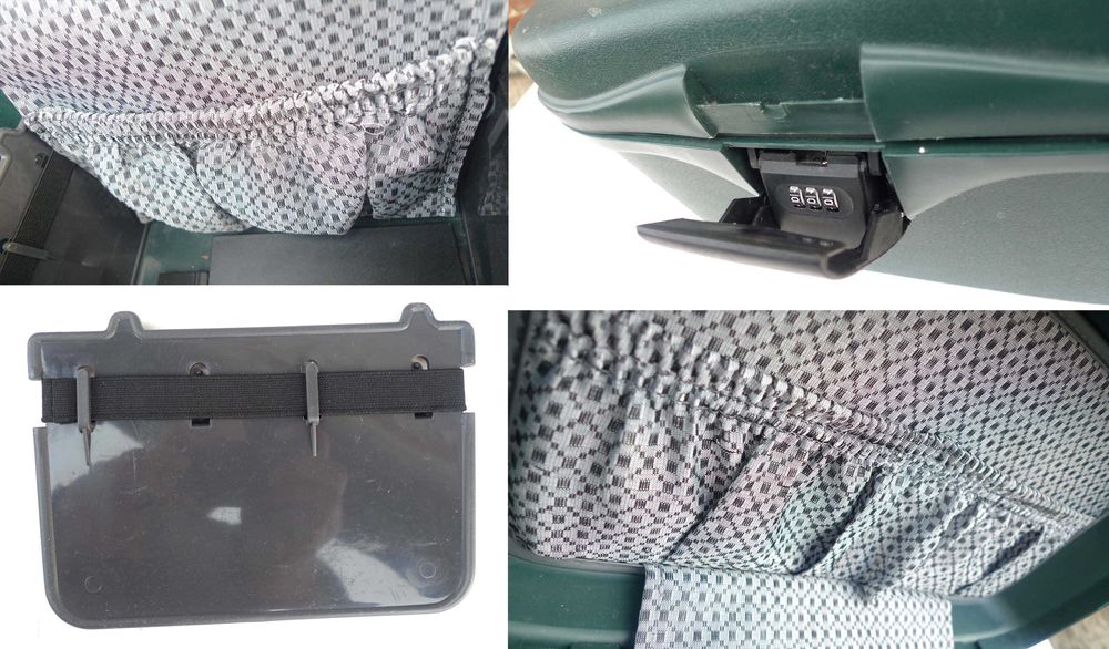 Walizka kuferek kosmetyczka z lustrem 35,5x21x25cm etui organizer