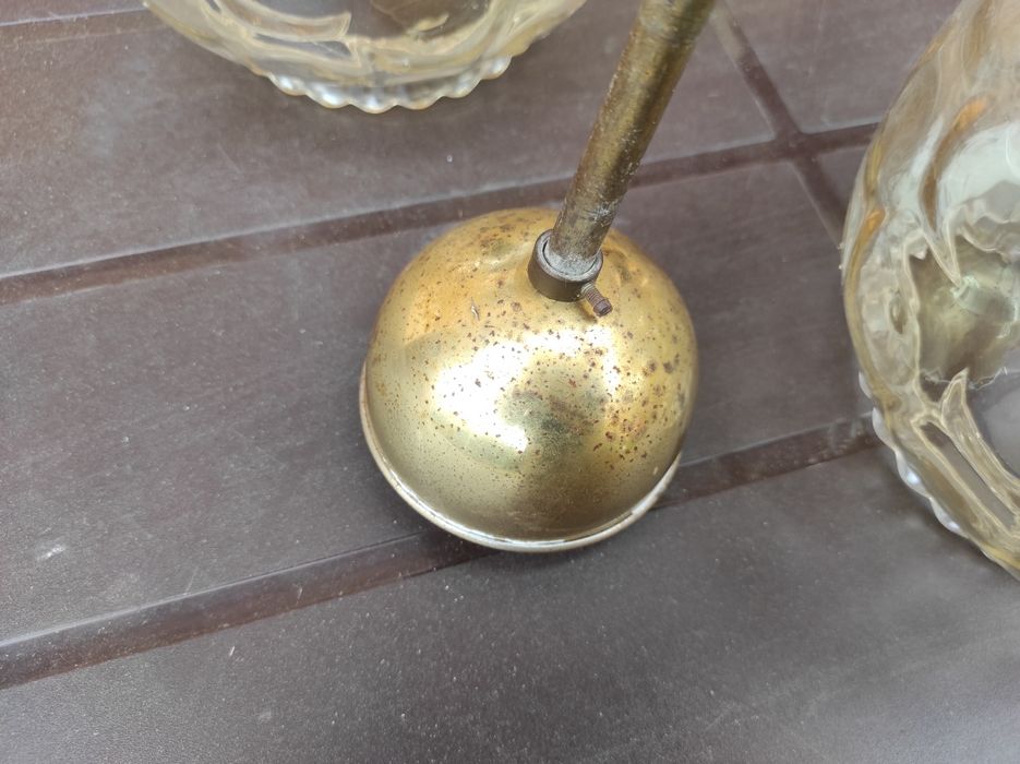 Lampa żyrandol stara prl