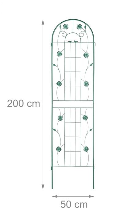 Relaxdays Kratka dla roślin pnących, zestaw 2 sztuk