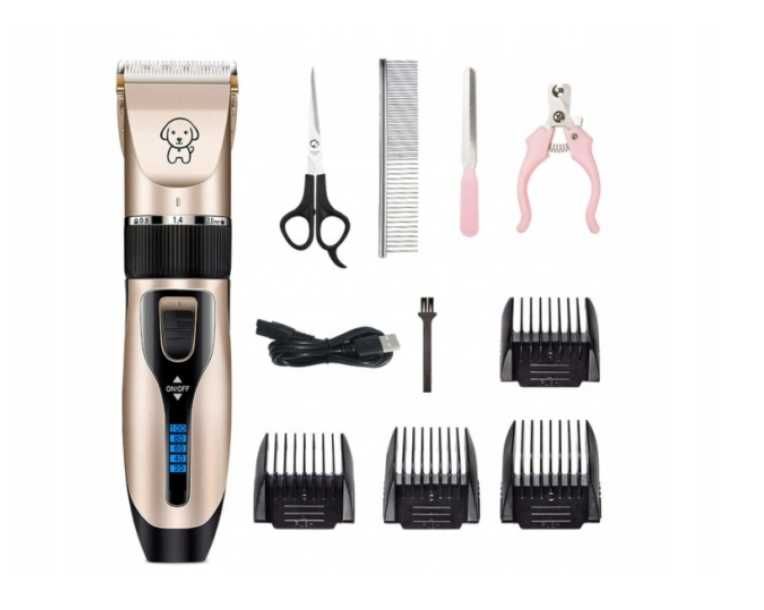 Zestaw do Strzyżenia Obcinania Psów Kotów Maszynka Prezent