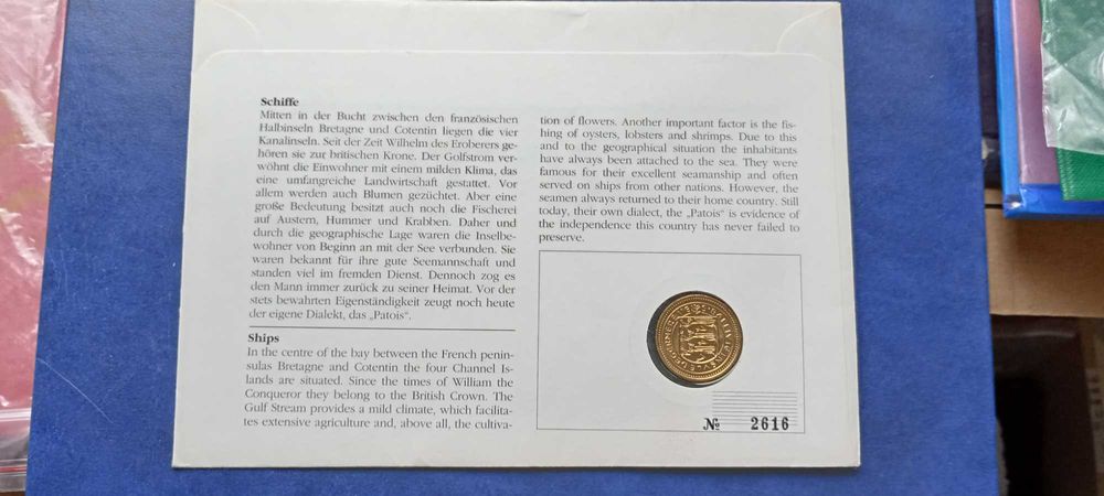 Stare monety 1 funt 1983 Guernsey set menniczy