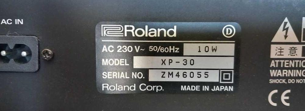 Teclado sintetizador Roland XP-30