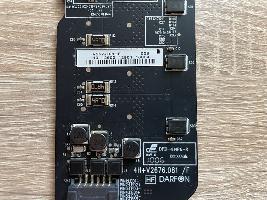 Плата V267-701 для підсвітки монітора Apple iMac 21.5 A1311