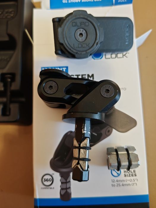 Quad lock   Fork Steam mount pro